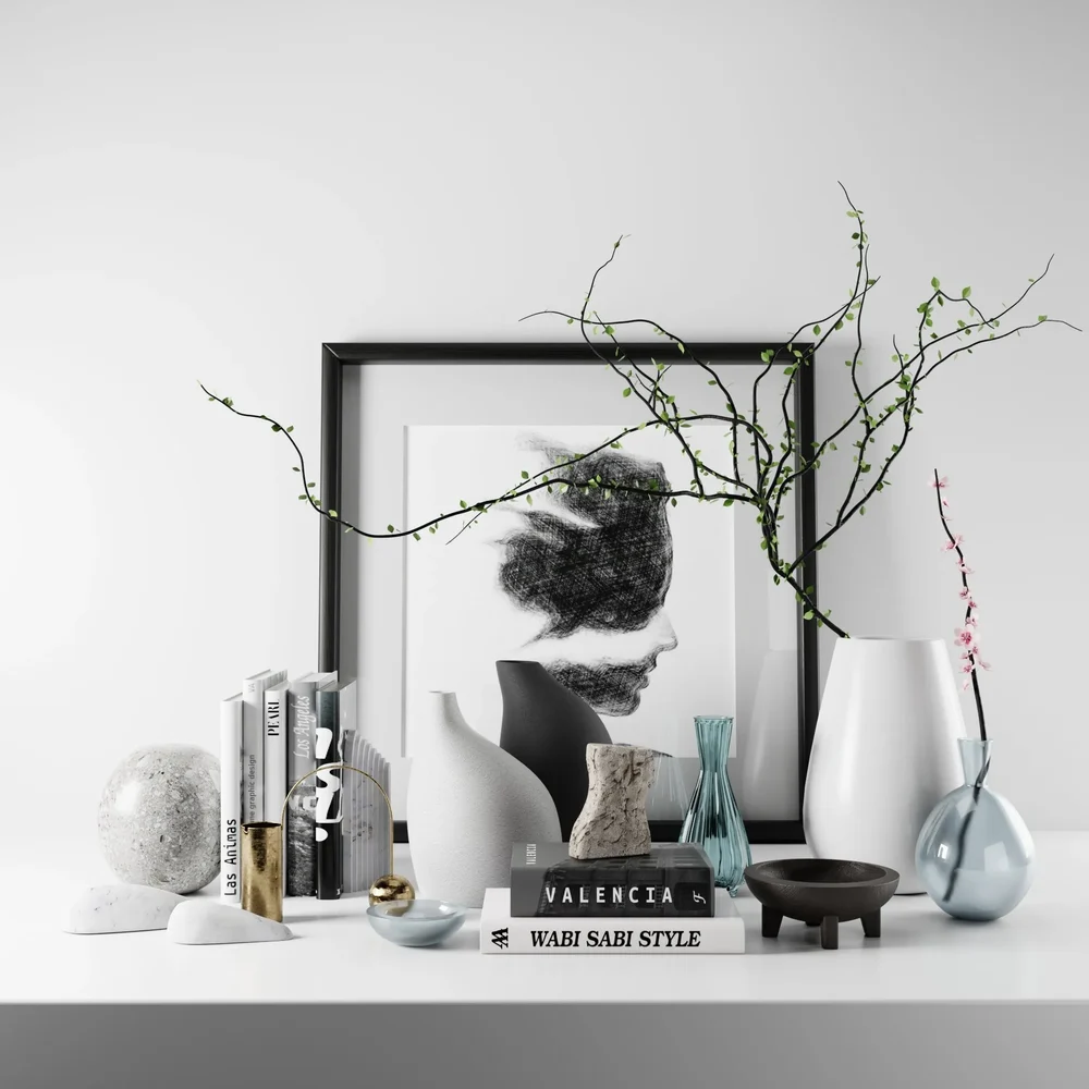 Decoration Set With Twigs
