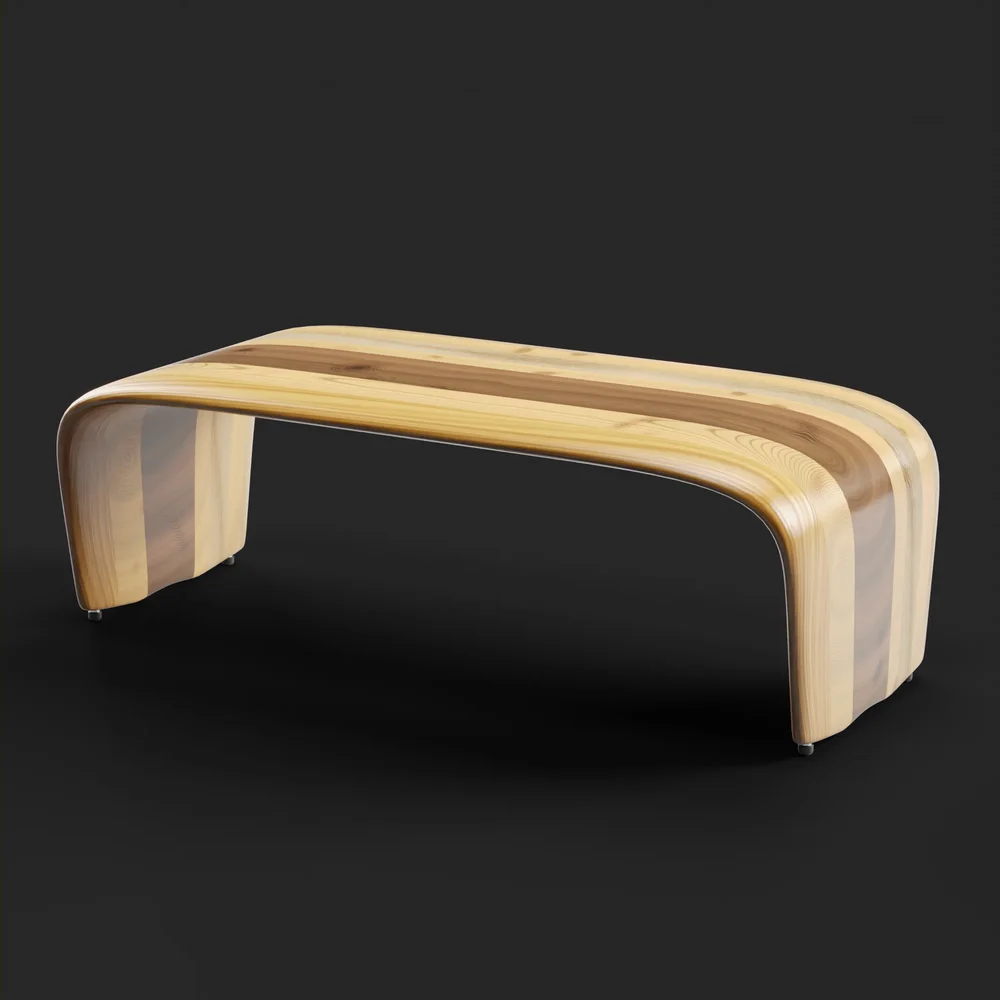 Wood Mix Center Table