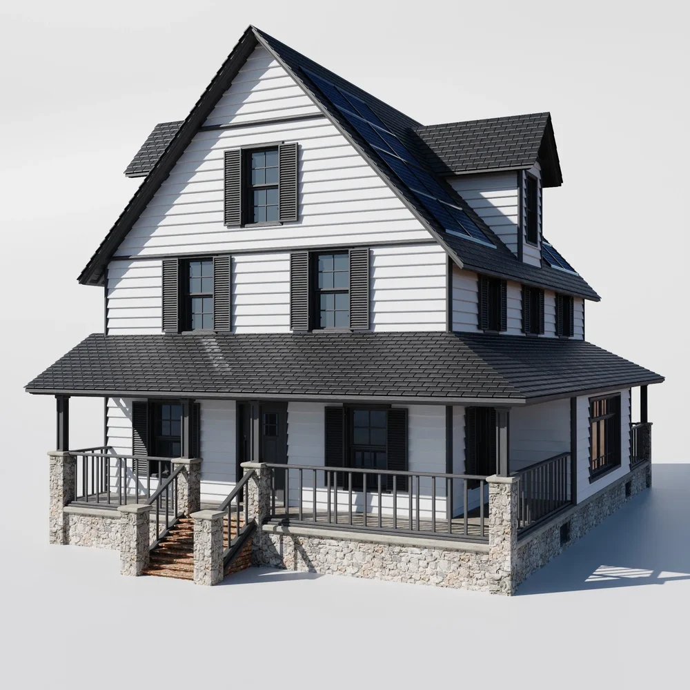 Classic Style Exterior House 15