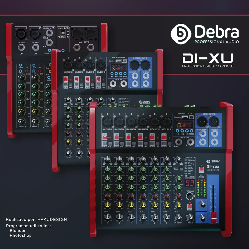 Dj Mixer Debra Professional Audio Mixer
