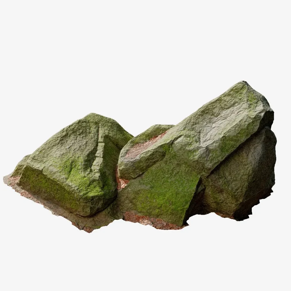 Rock Moss Forest Pbr Scan Part 1.1