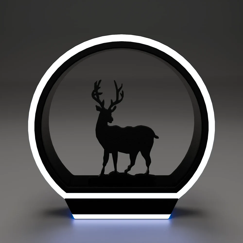 Deer Silhouette Mood Lamp