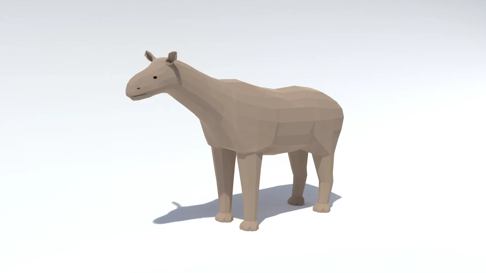 Low Poly Paraceratherium