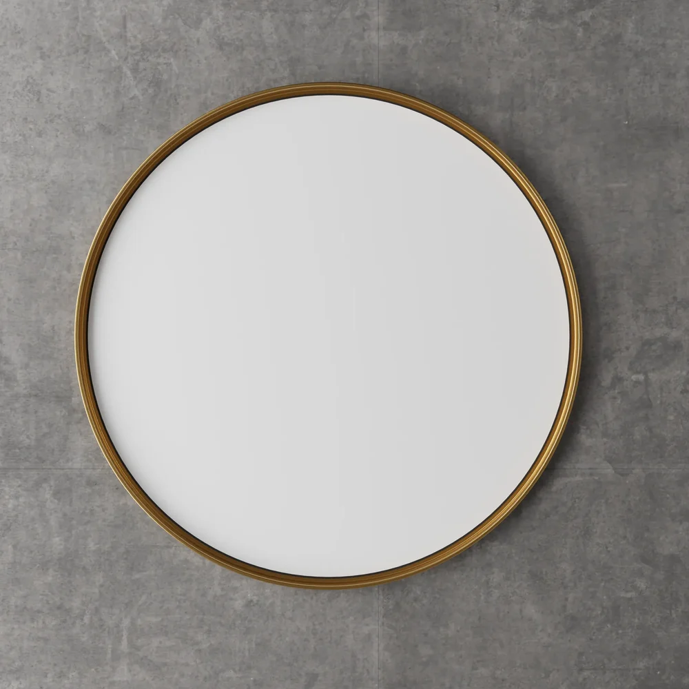 Round Metal Mirror