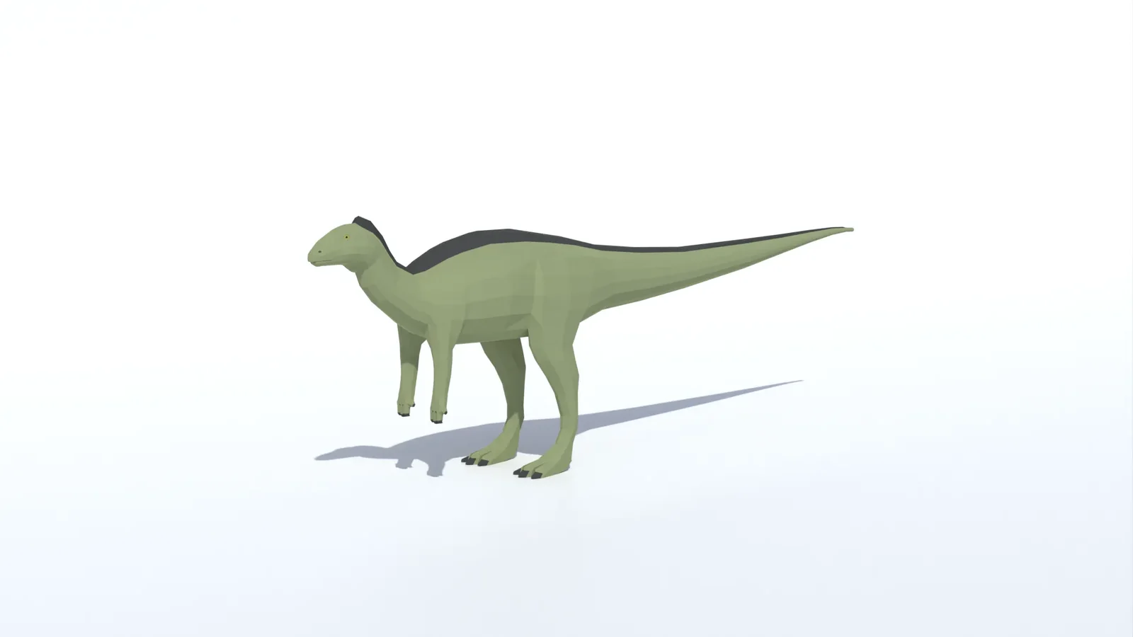 Low Poly Dysalotosaurus Dinosaur
