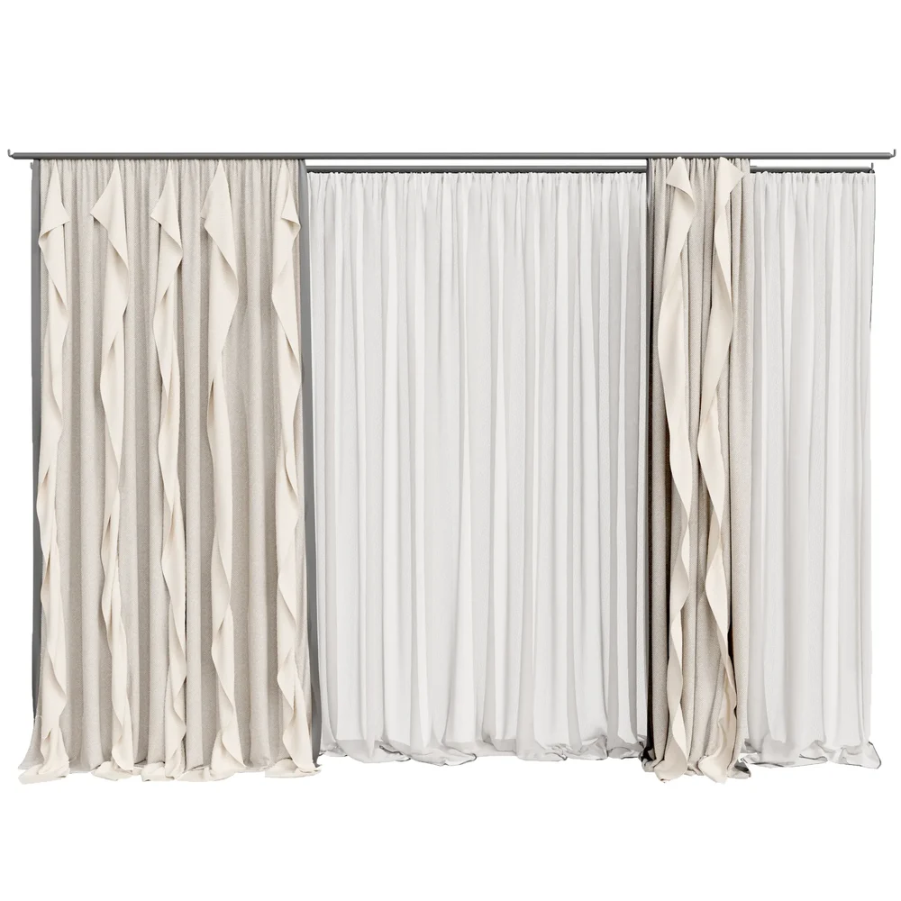 Mi Silk And Cotton Curtain Set