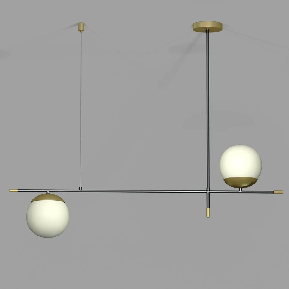 Modern Nostalgia Pendant Light 2 Bulbs