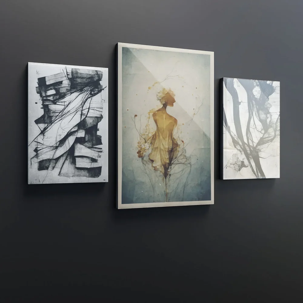 Three Picture Decoration Elements