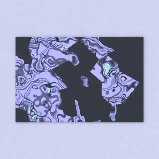 Scalable Picture Frame With Abstract Art
