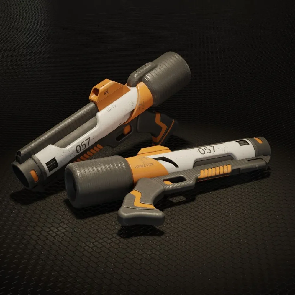 Sci-Fi Flame Gun