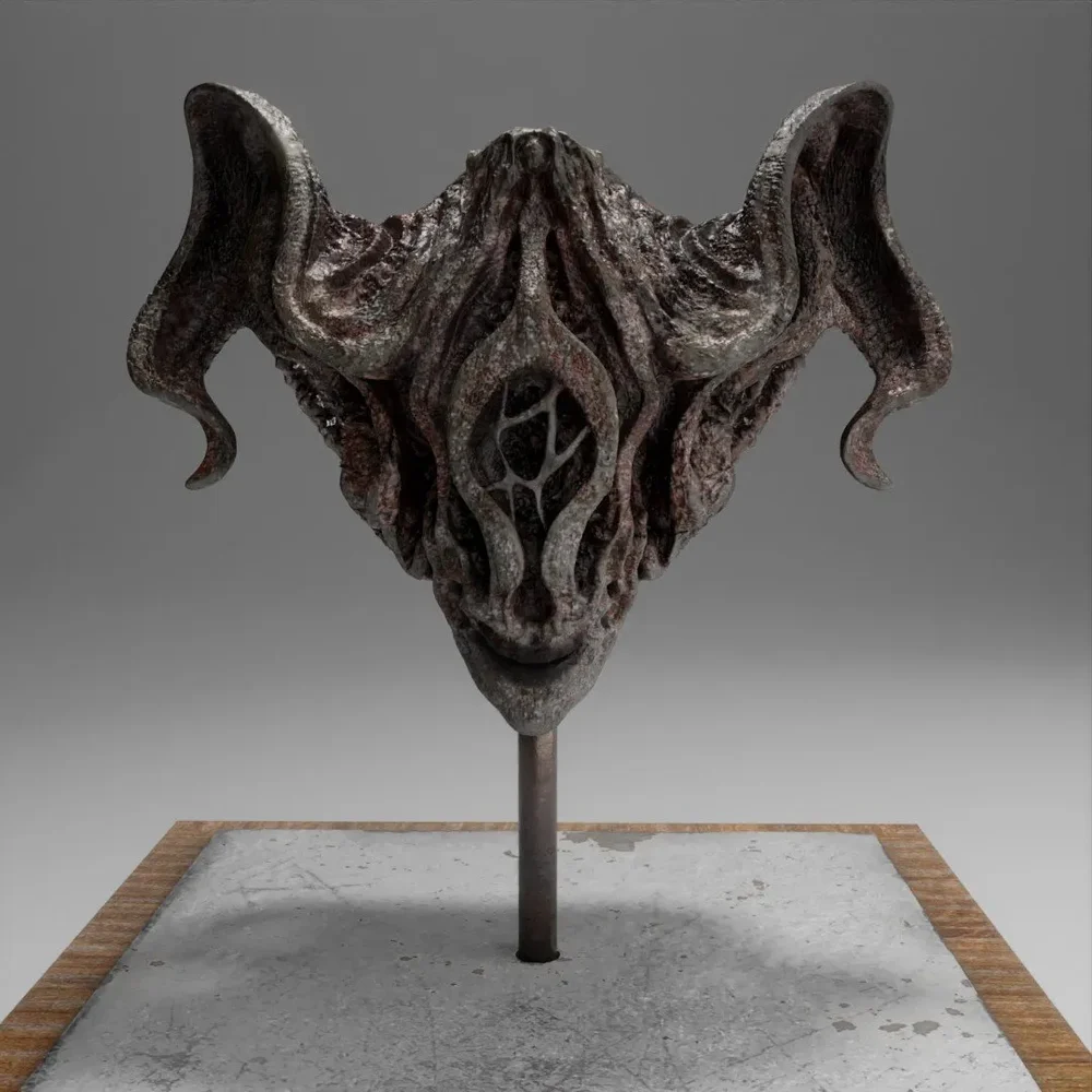 Creature Head Art