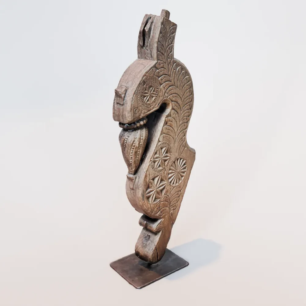 Wood Abstract Sculpture Decoration