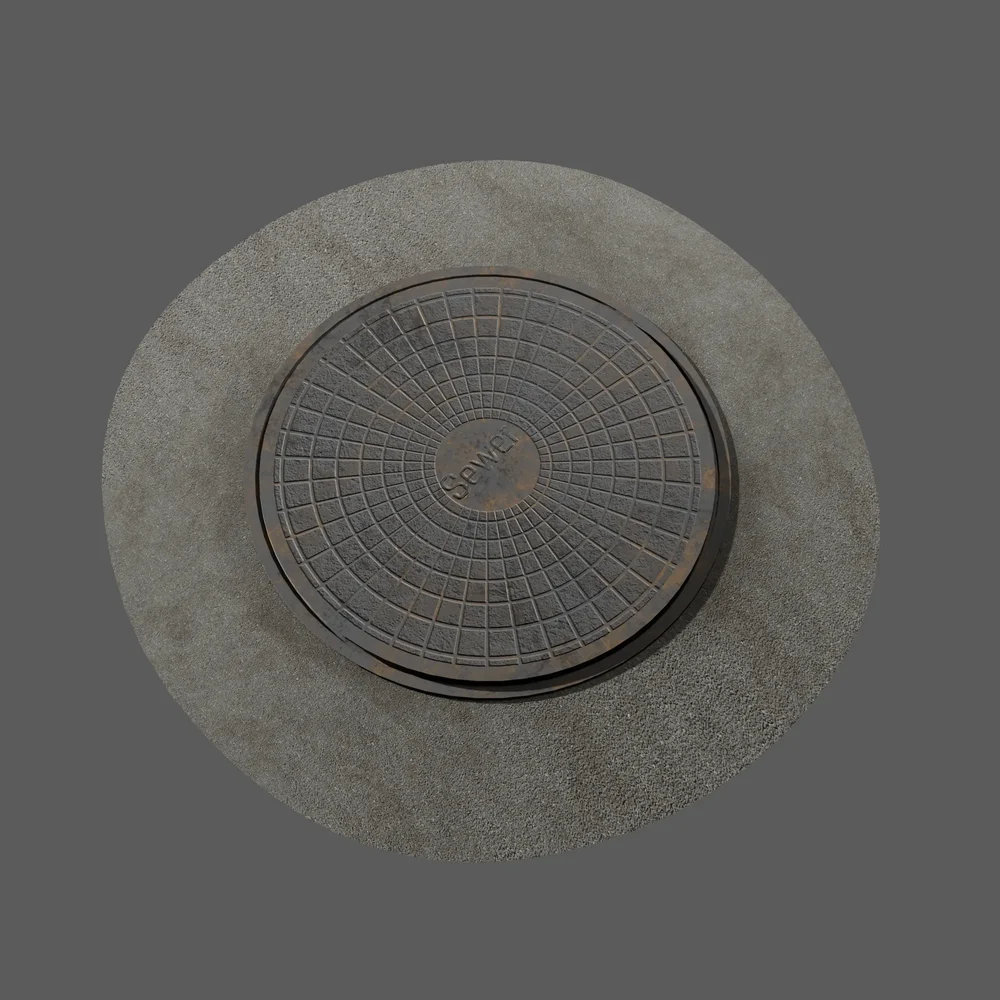 Sewer Hatch Decal