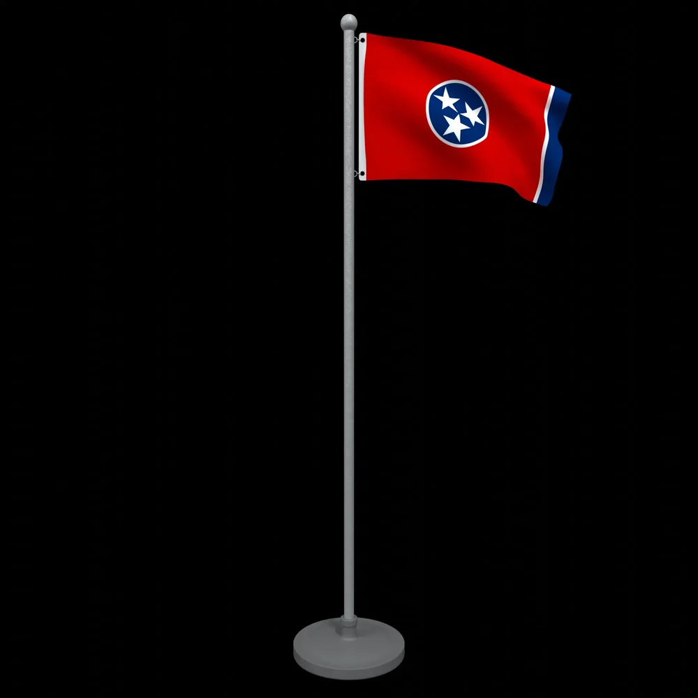 Animated Flag Of Tennessee State