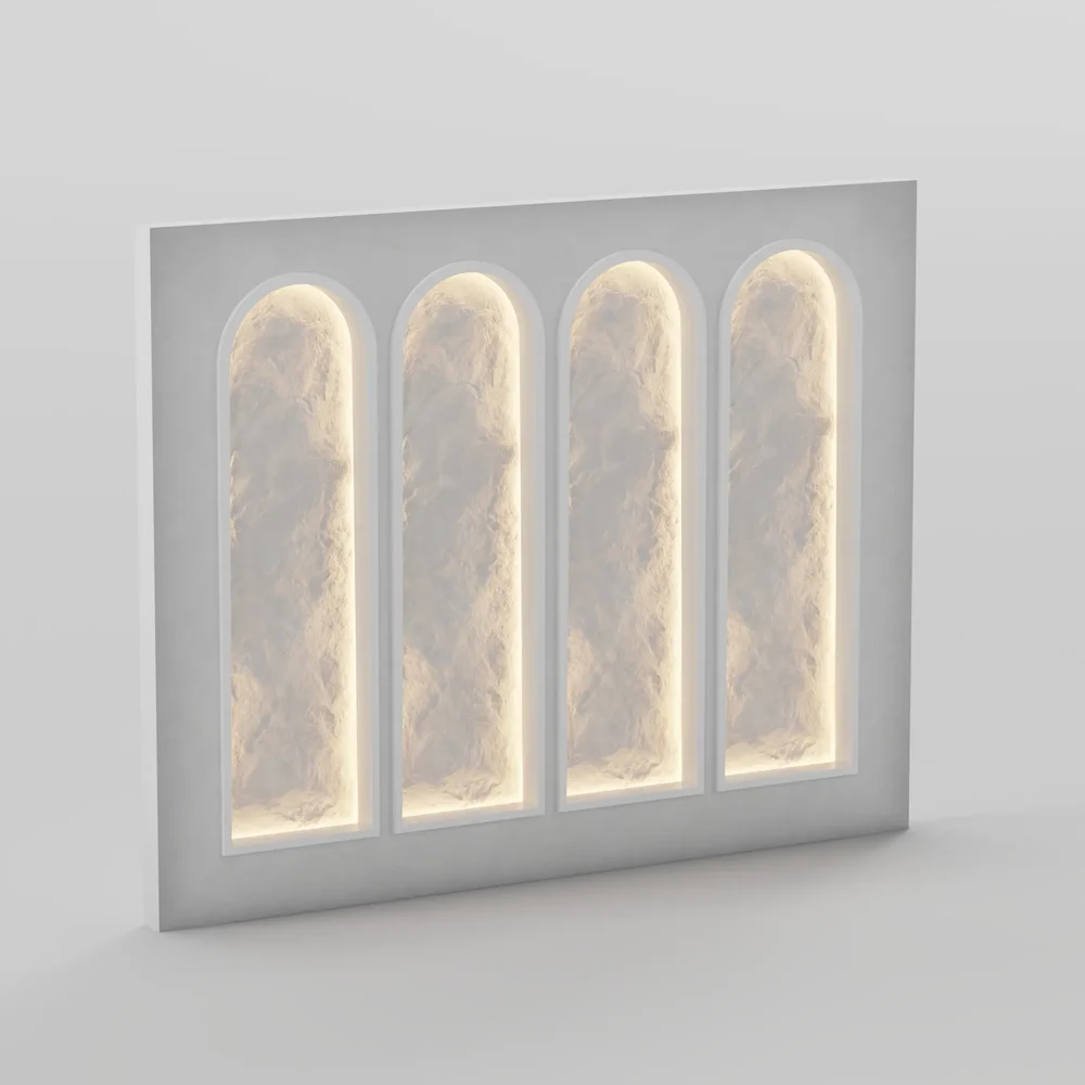 Modern Arched Wall Niche