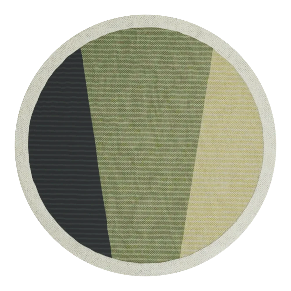 Modern Round Organic Rug