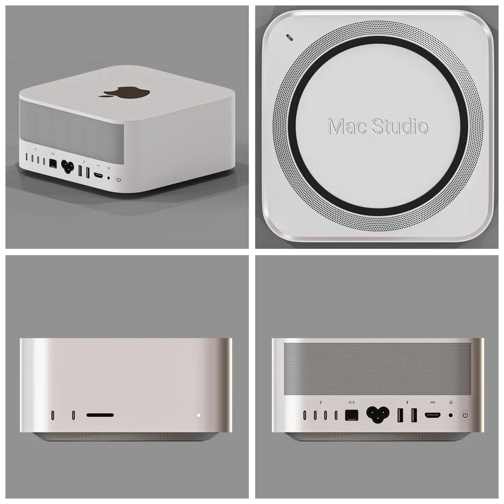 Mac Studio Clean Topology Asset