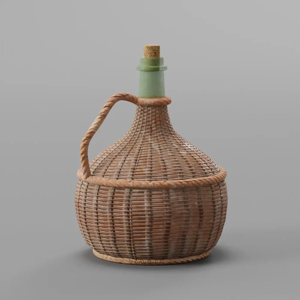 Medieval Market Bottles Wicker
