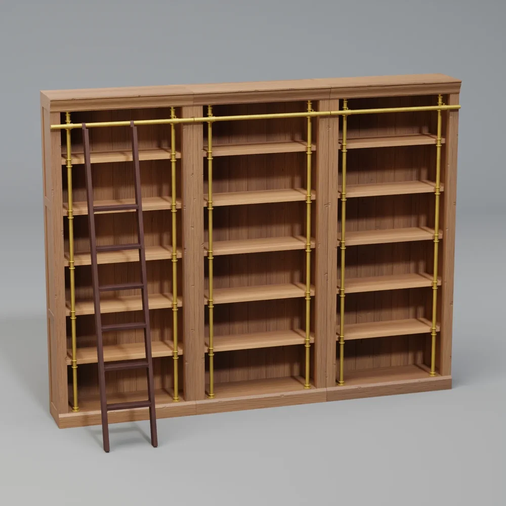 Classic Wooden Bookshelf