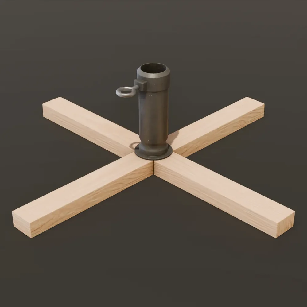Tree Stand Wooden 4 Leg