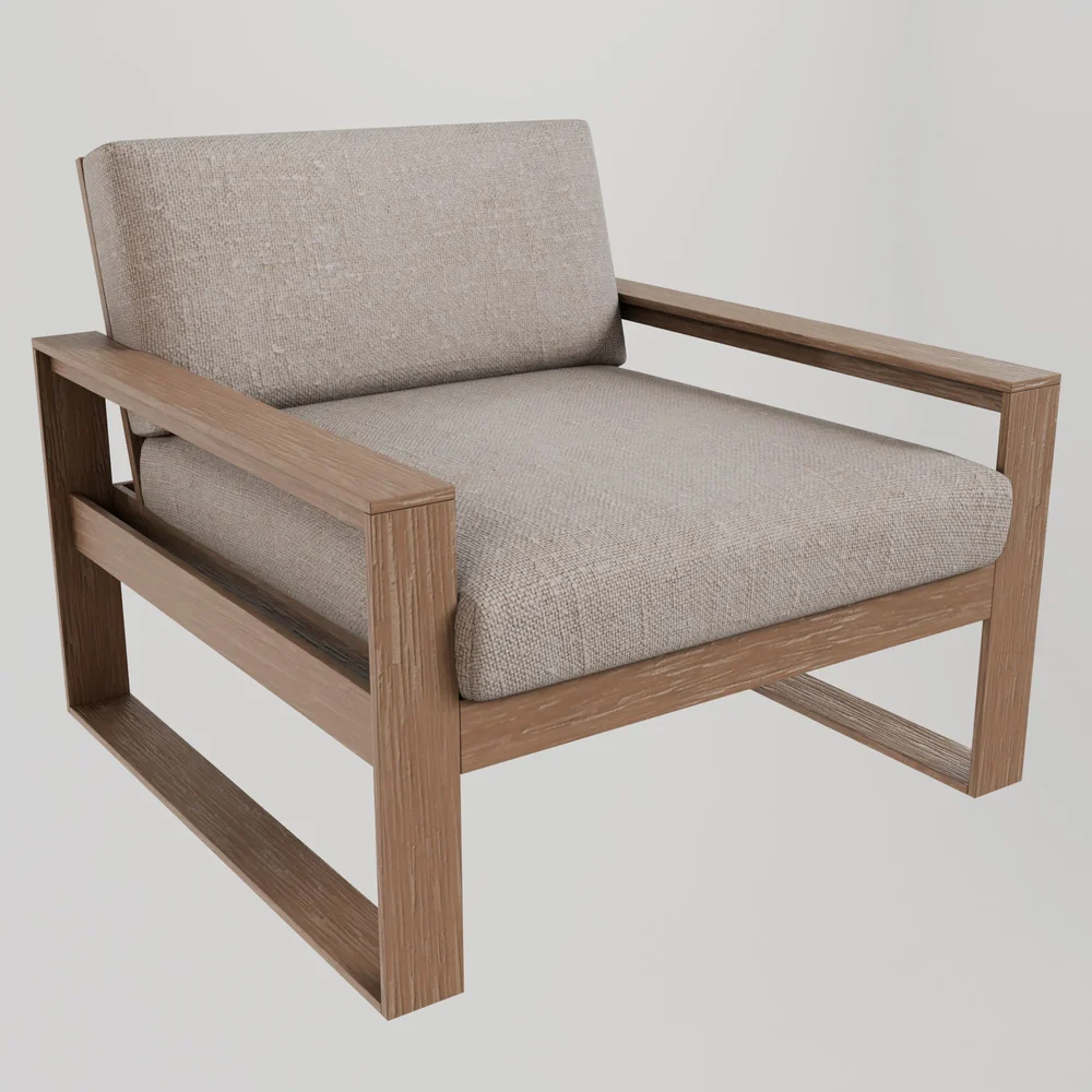 Portside Outdoor Single Sofa