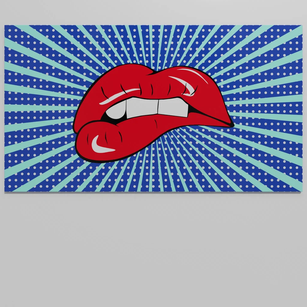 Picture Pop Art Mouth Procedural