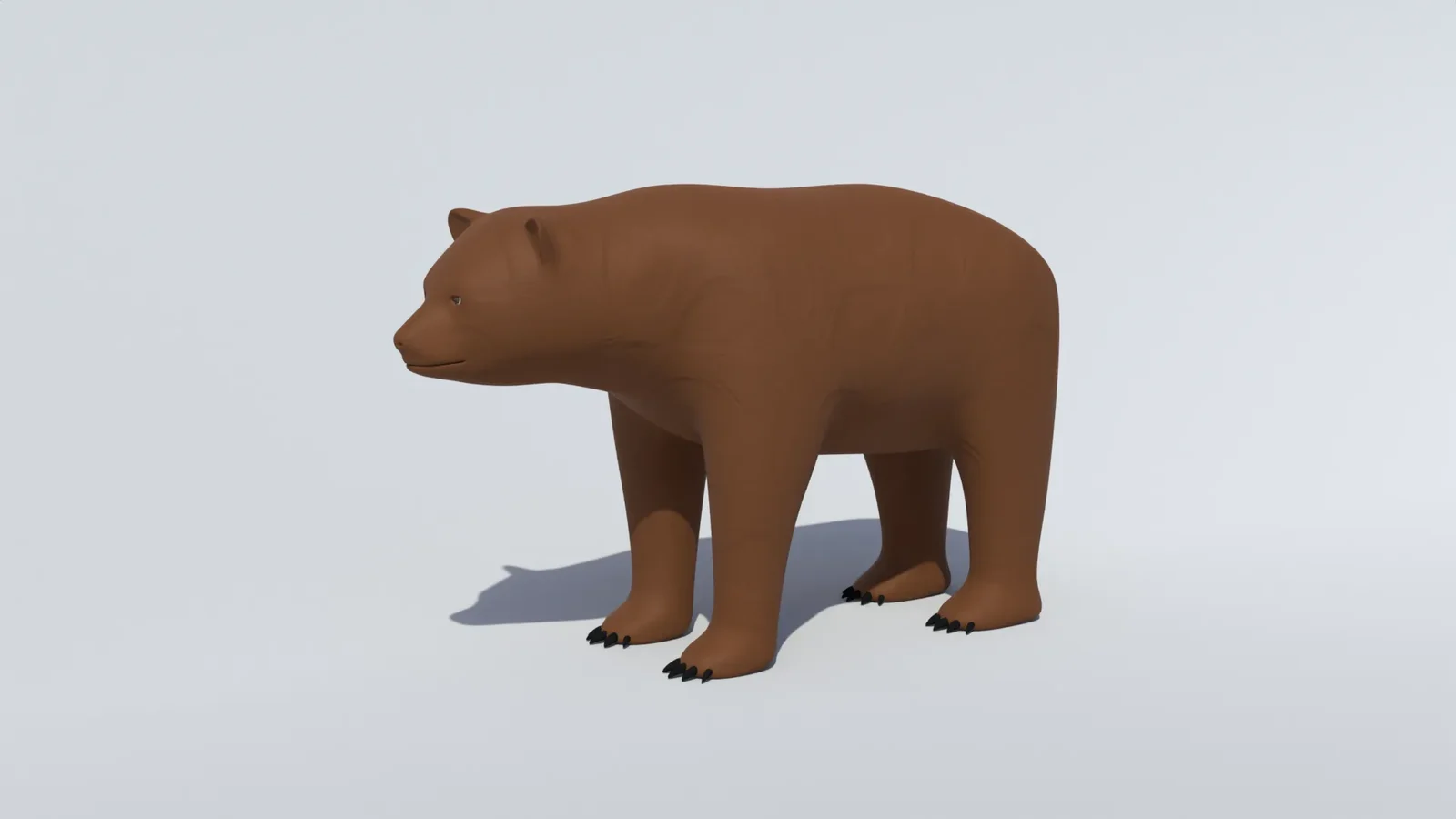 Cartoon Clay Bear