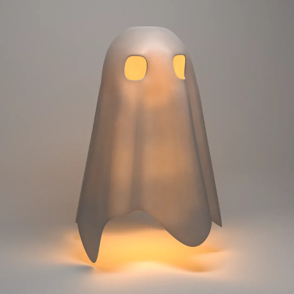 Cute Halloween Ghost Fabric Decoration