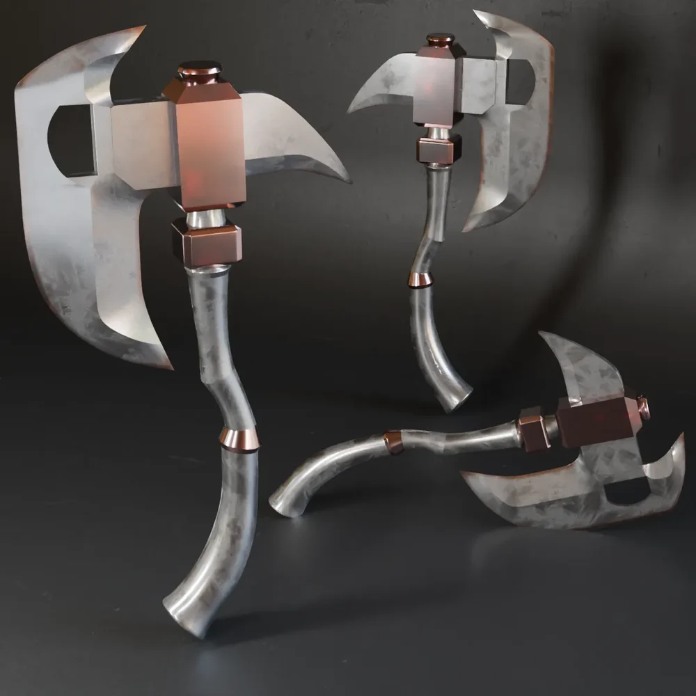 Mk Axe Lowpoly-010