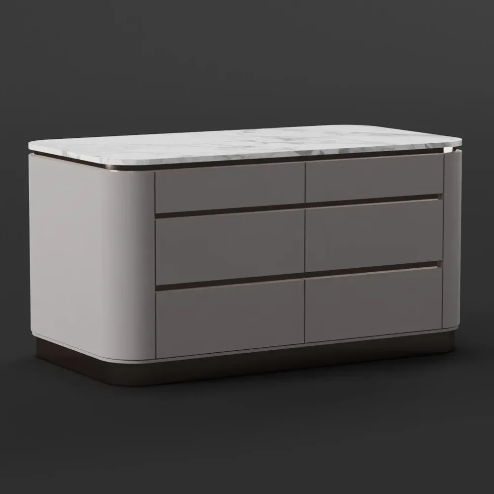 Kitchen Island (Round Corner)