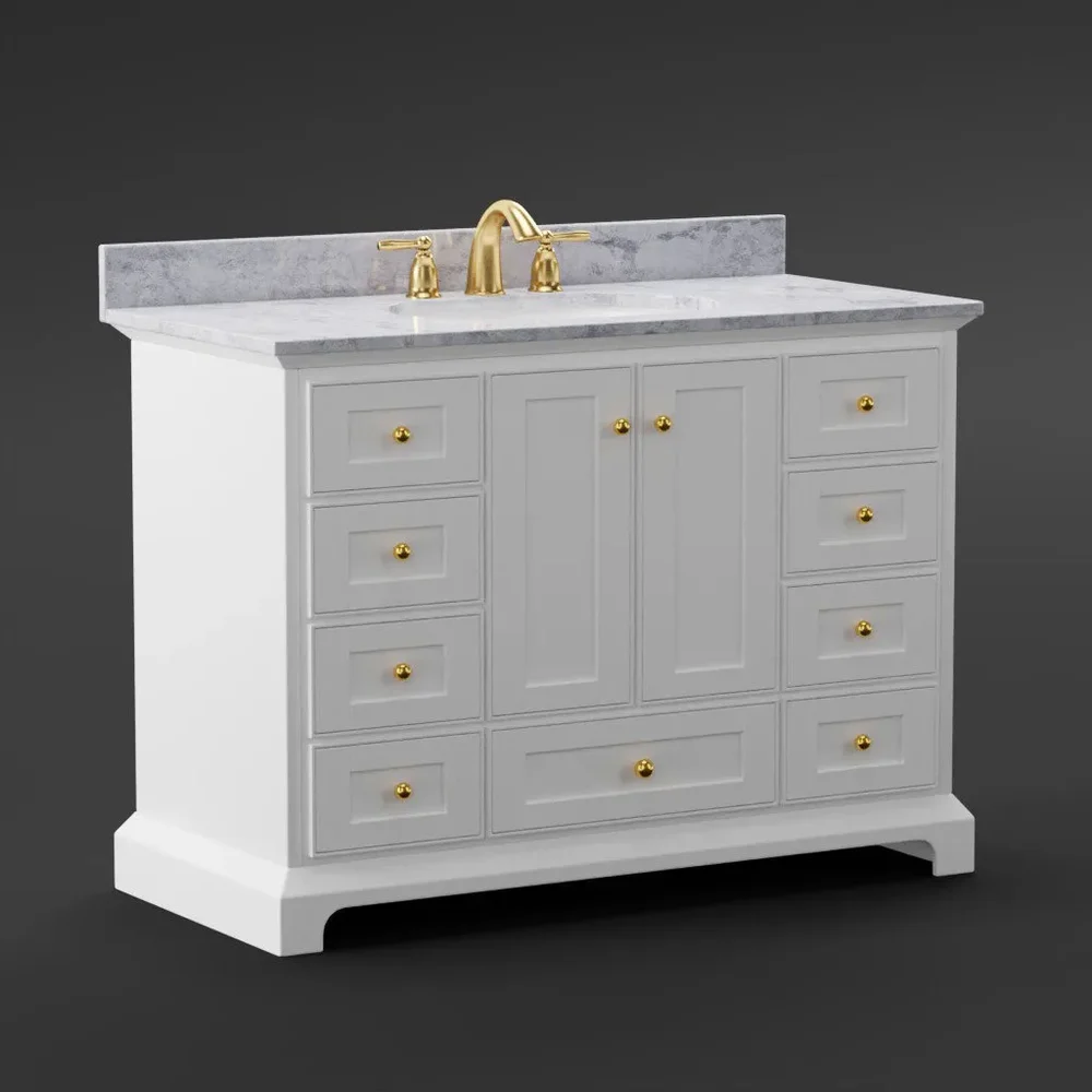 Bathroom Sink Vanity Marble Cabinet Furniture