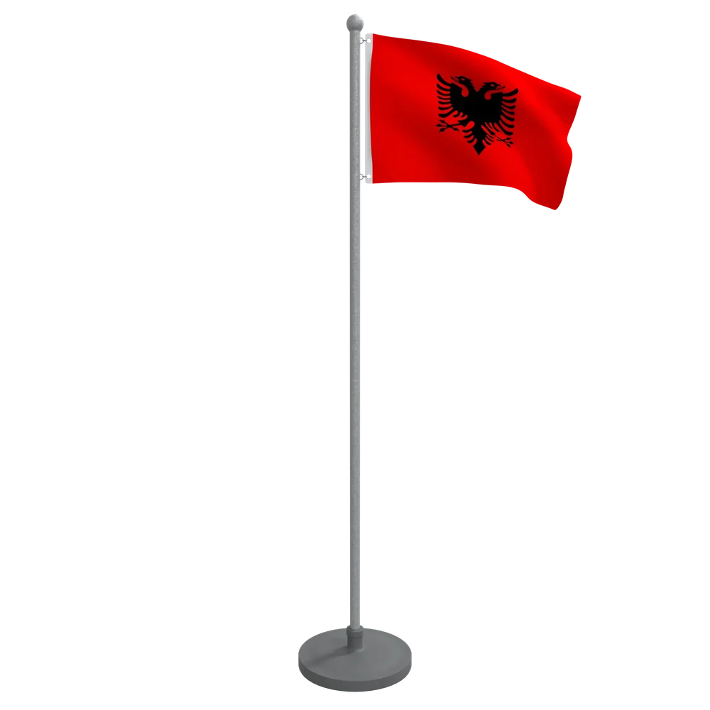 Animated Flag Of Albania