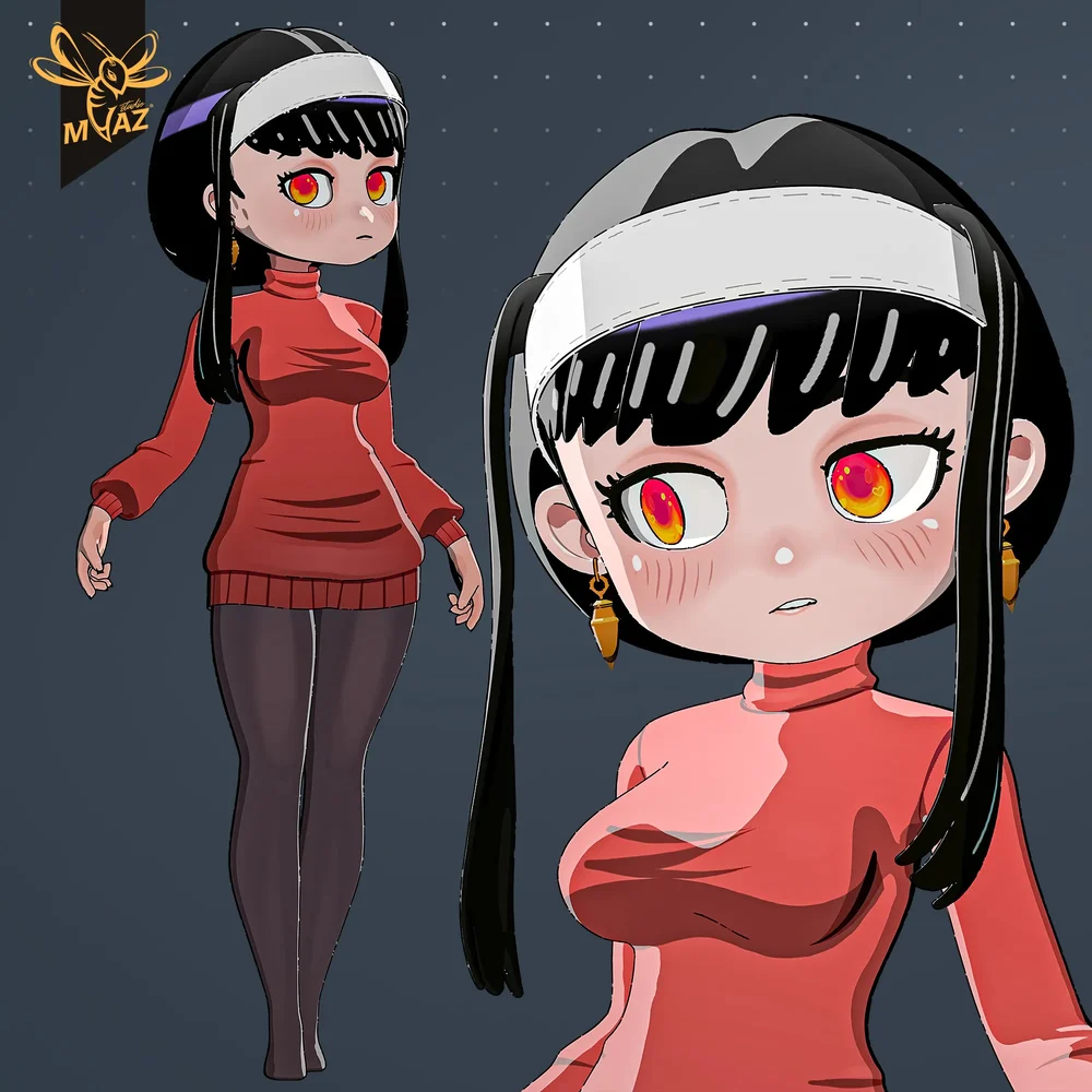 Yor Forger Spy X Family Anime Style