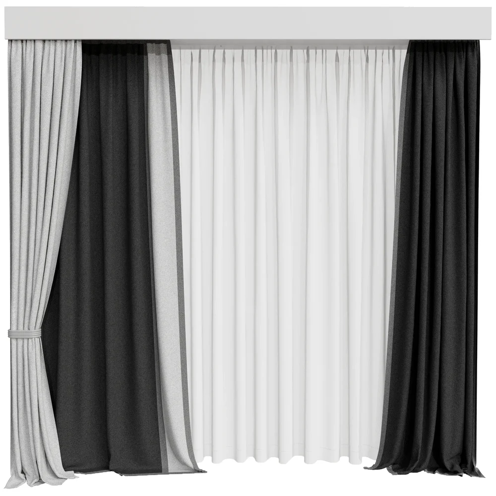 Mi Silk And Cotton Curtain Set