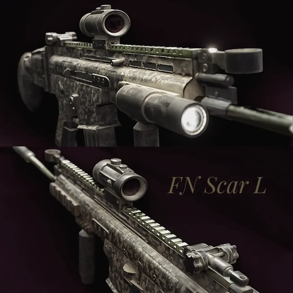 Us Gun . Fn Scar L . Fk 16