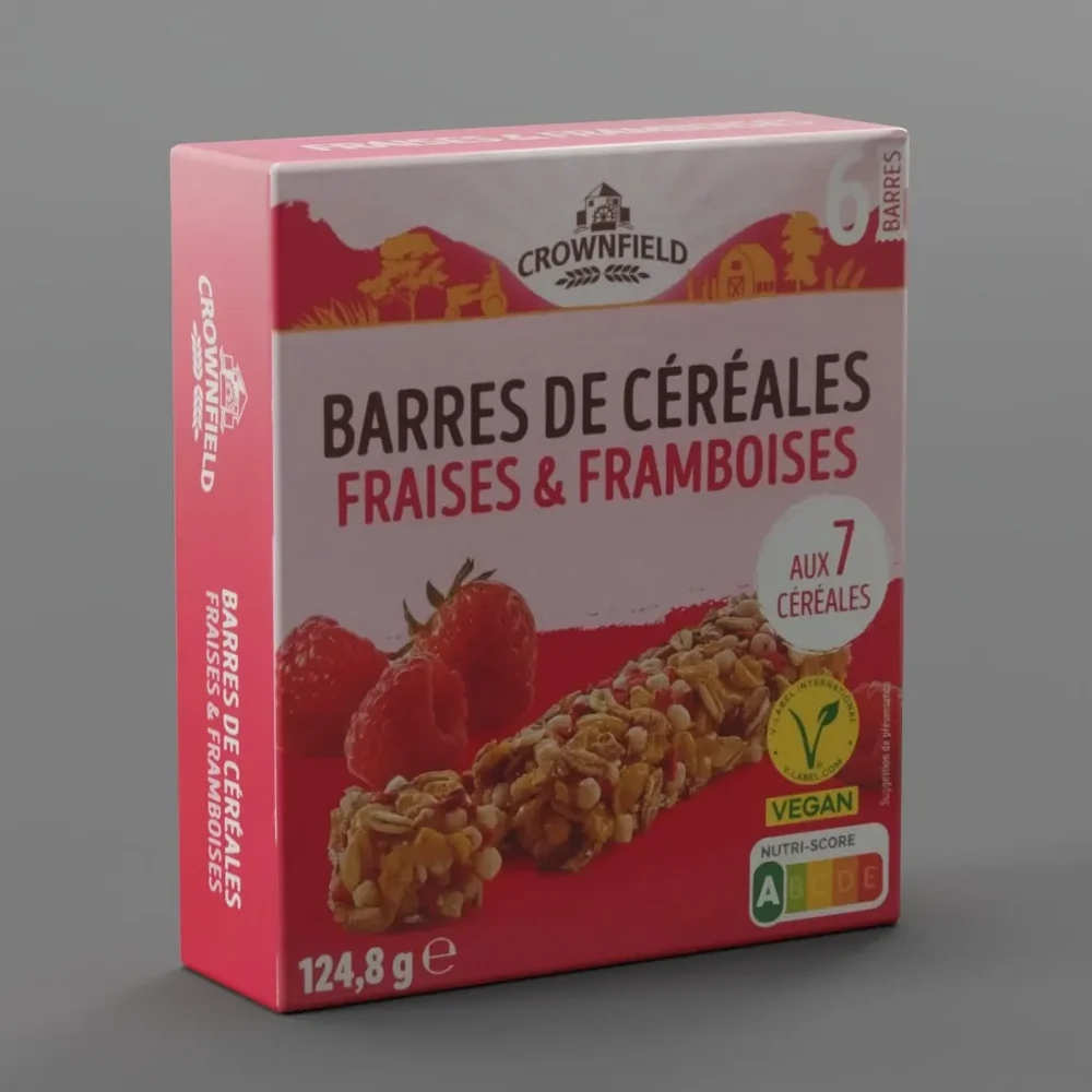 Barres Cereales Fraises Framboises