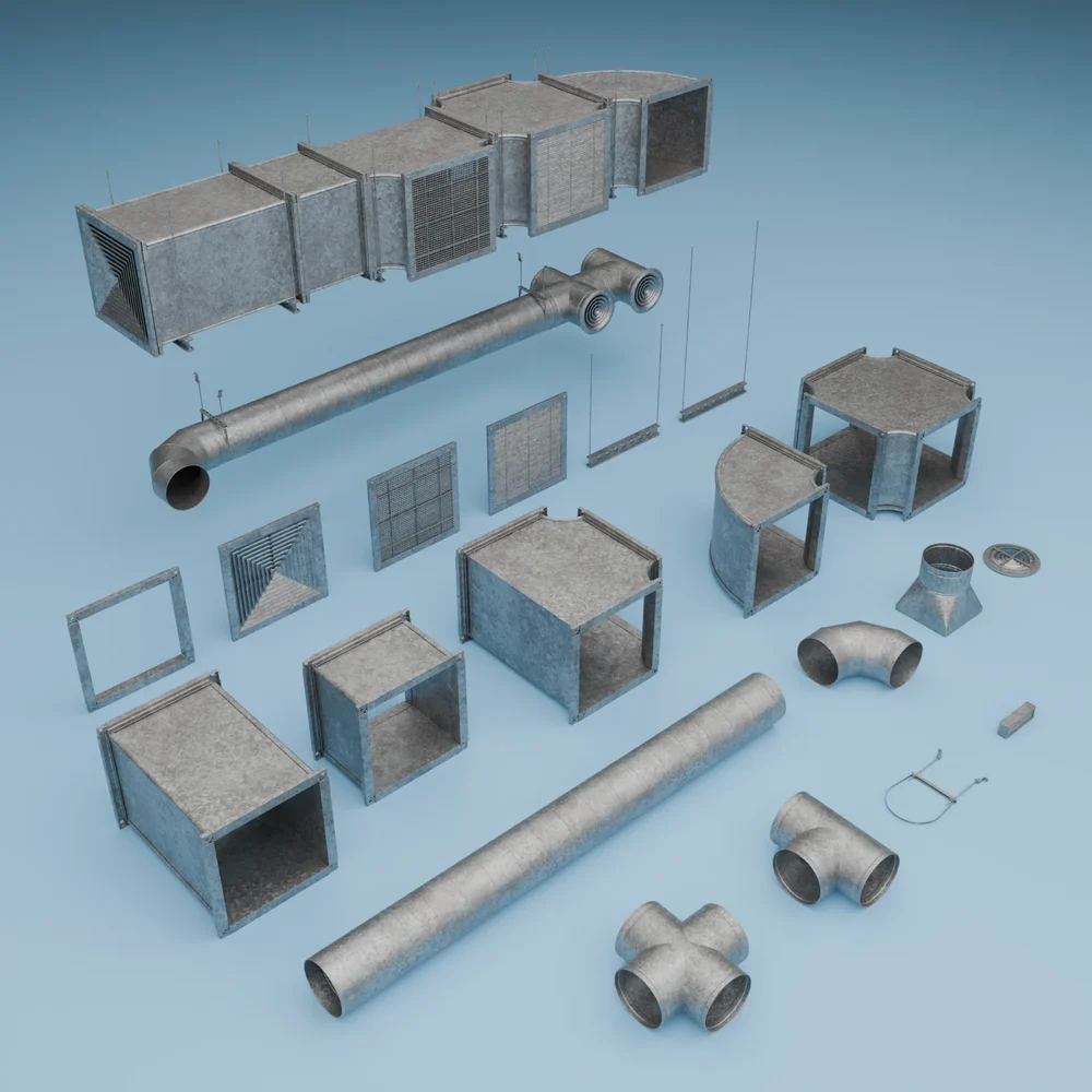 Air Vent Duct Set - Interior