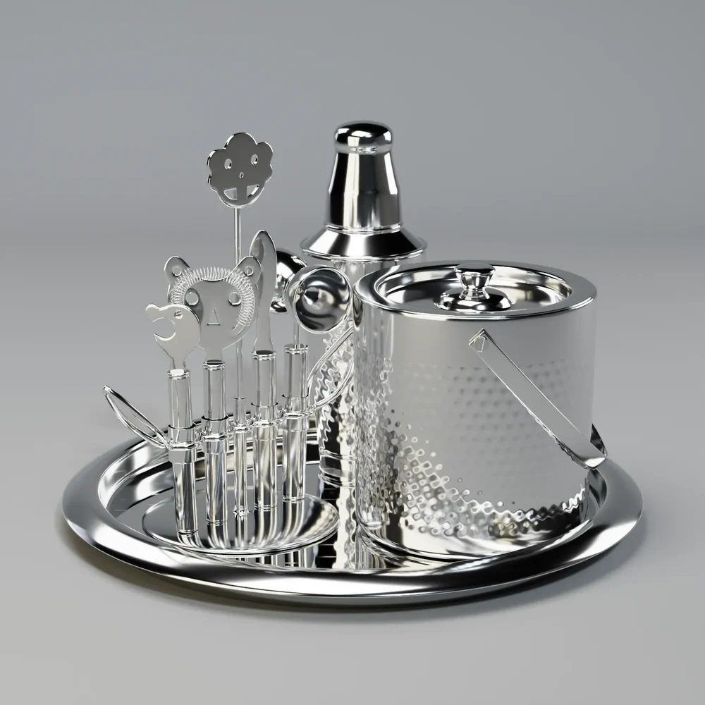 Metallic Cocktail Set