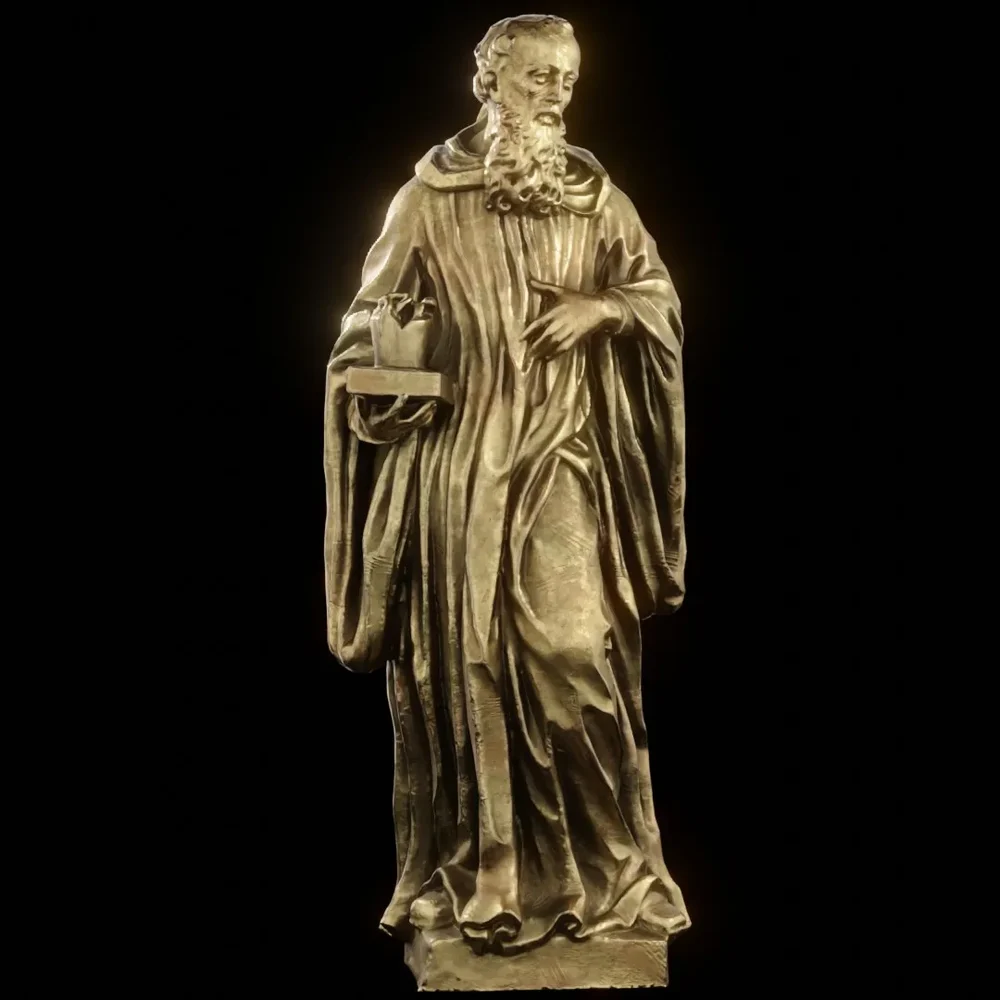 Brass St Benedict Of Nursia