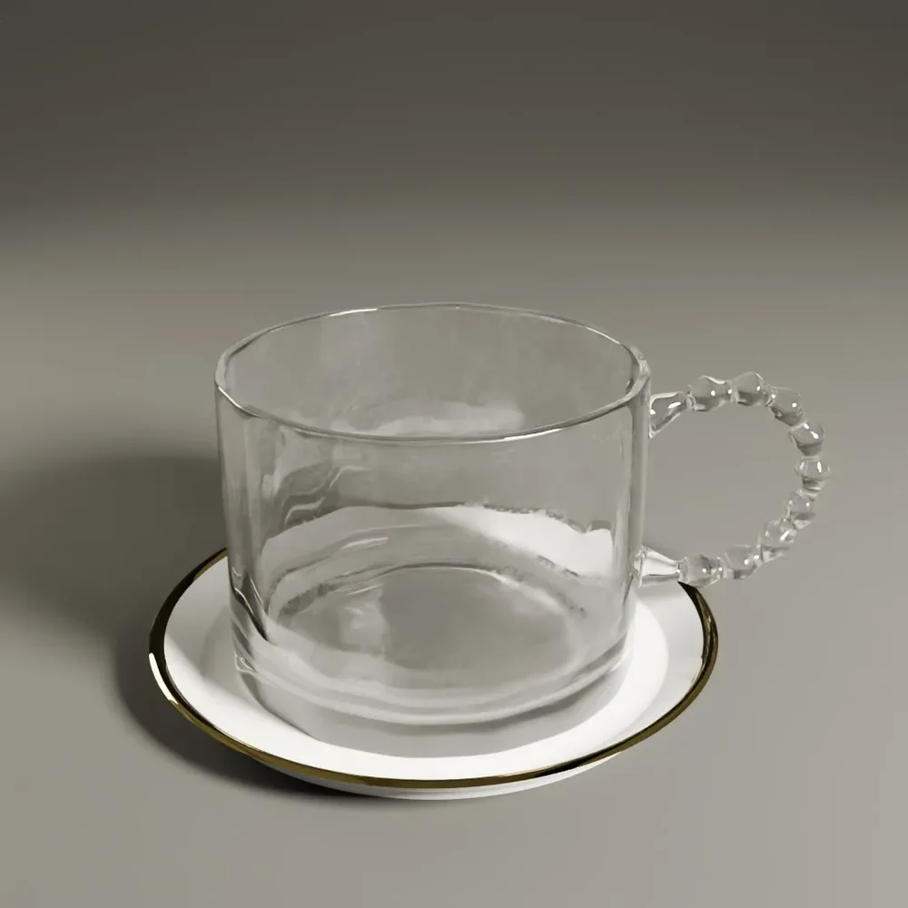 Glass And Saucer