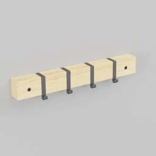 Wood Cloths Hangers 30x4x3