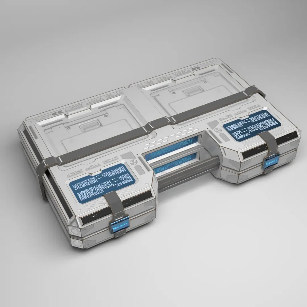 Scifi Secured Pelican Case Grey