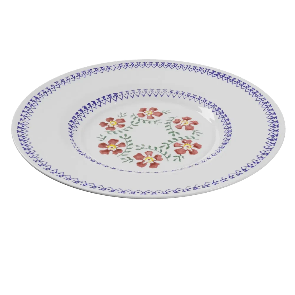 Plate With Ornaments