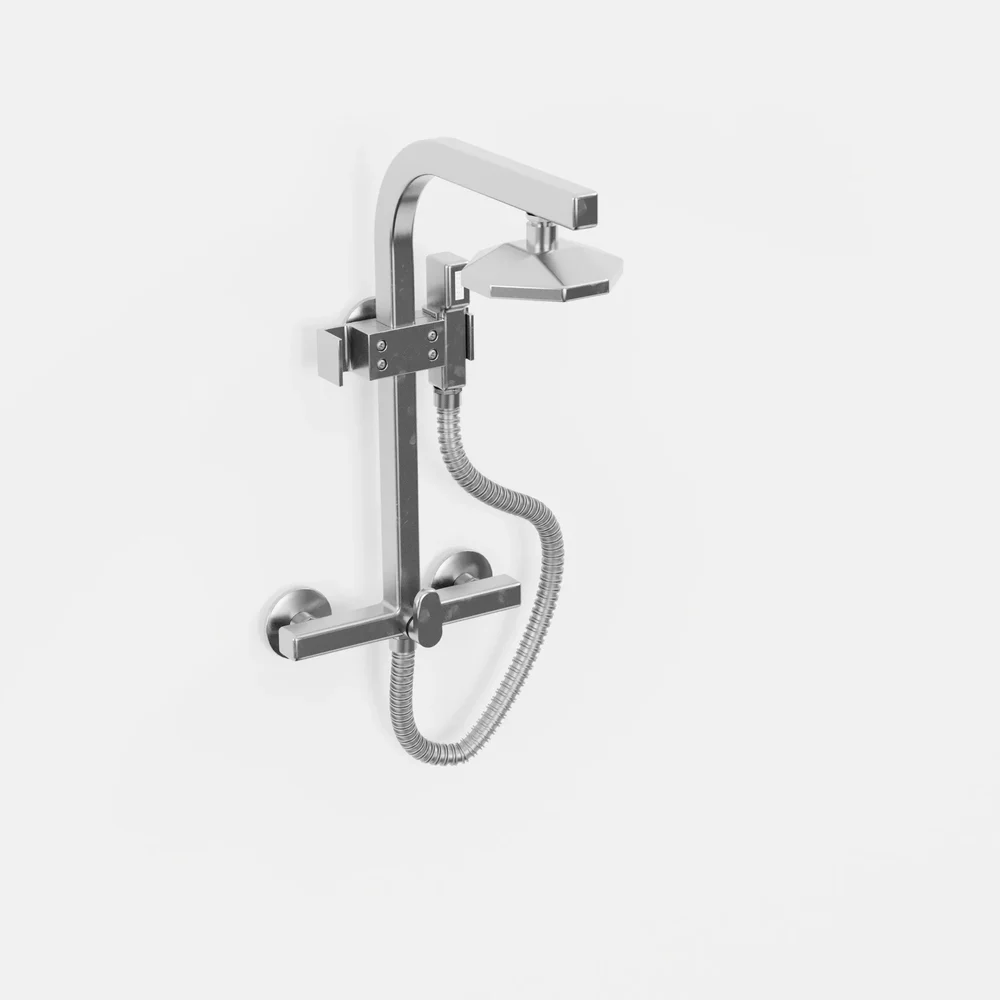 Single-Handle Shower With Handshower