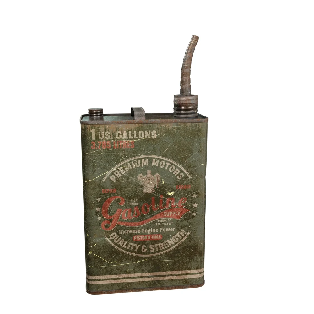Gasoline Bidon Retro