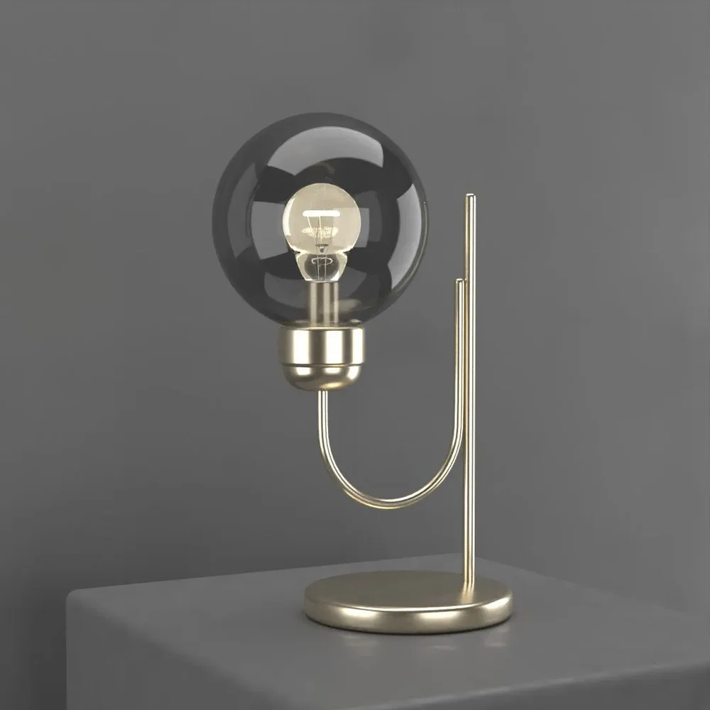 Darker Glass U Shape Night Stand