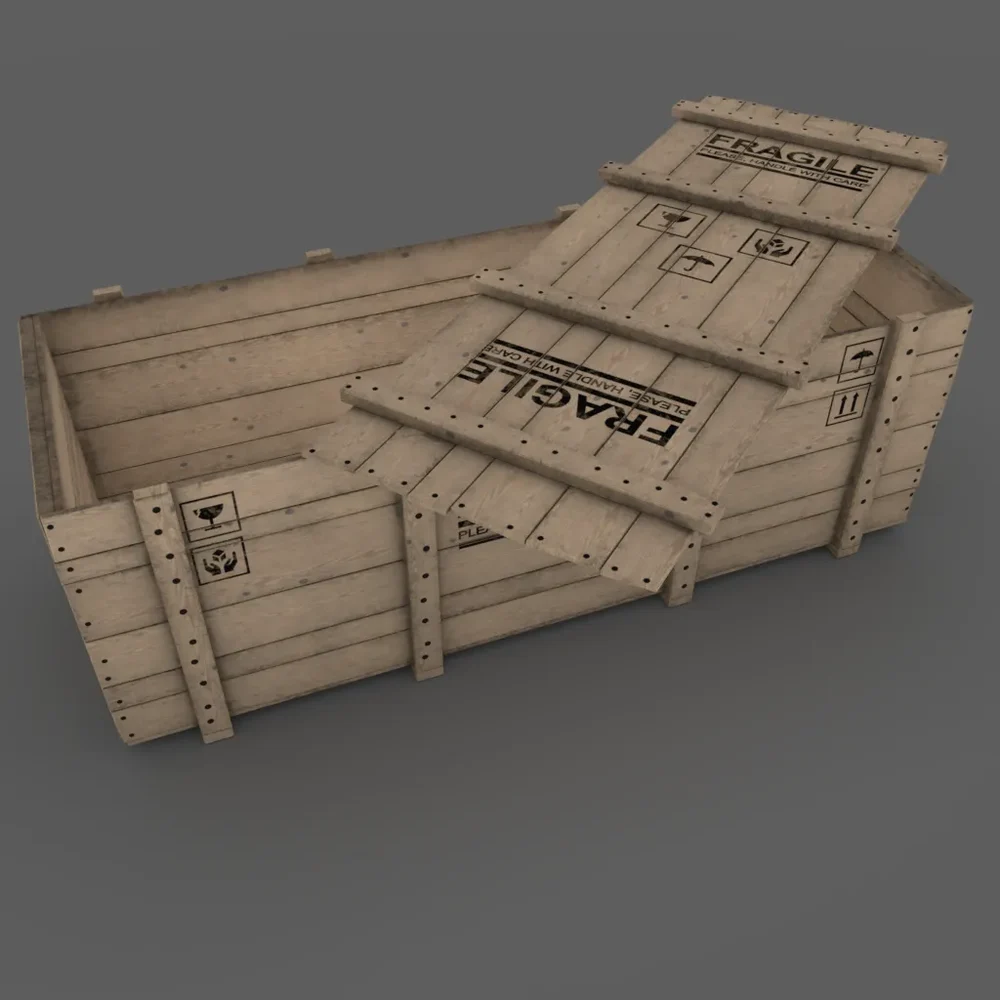 Wooden Box 02 Open Version