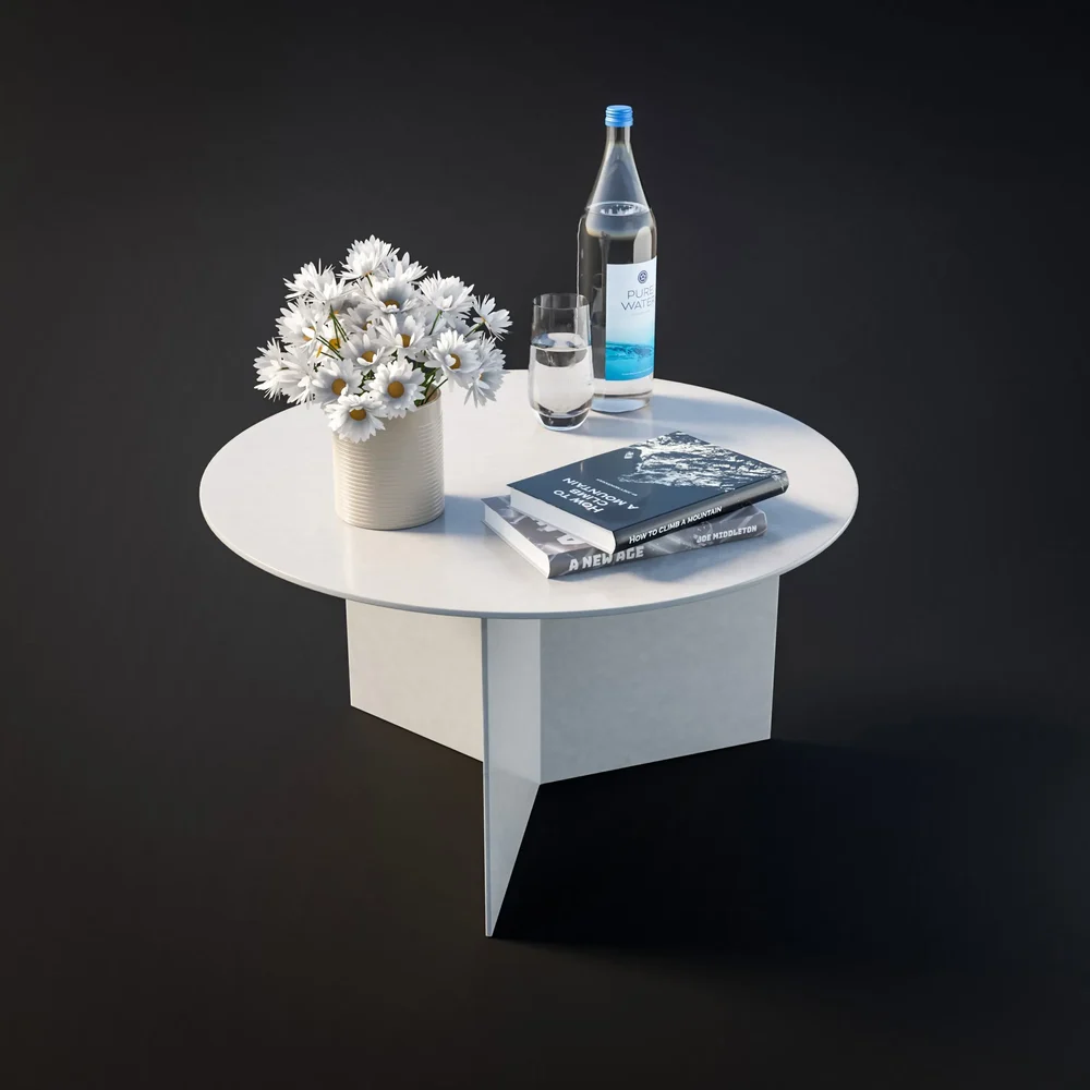 Small Side Table With Decoration