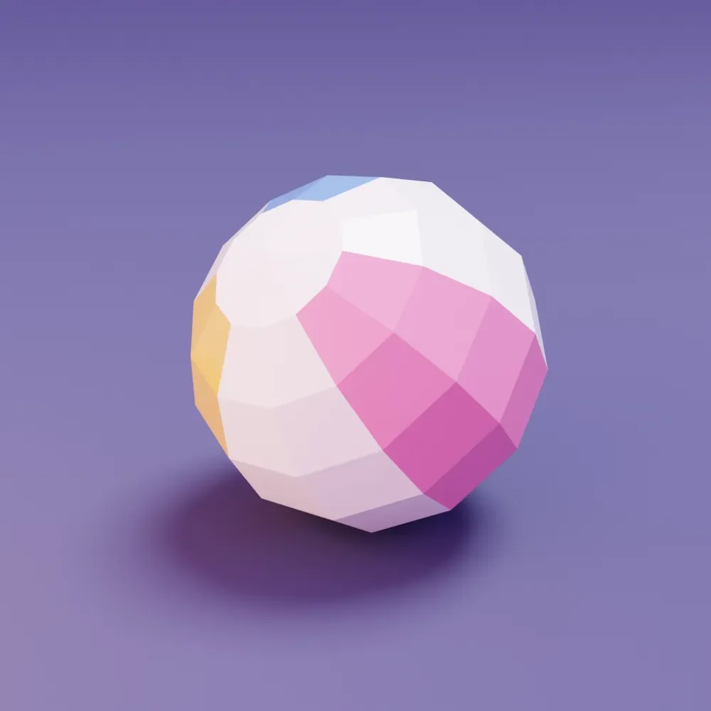 Lowpoly Inflatable Balloon