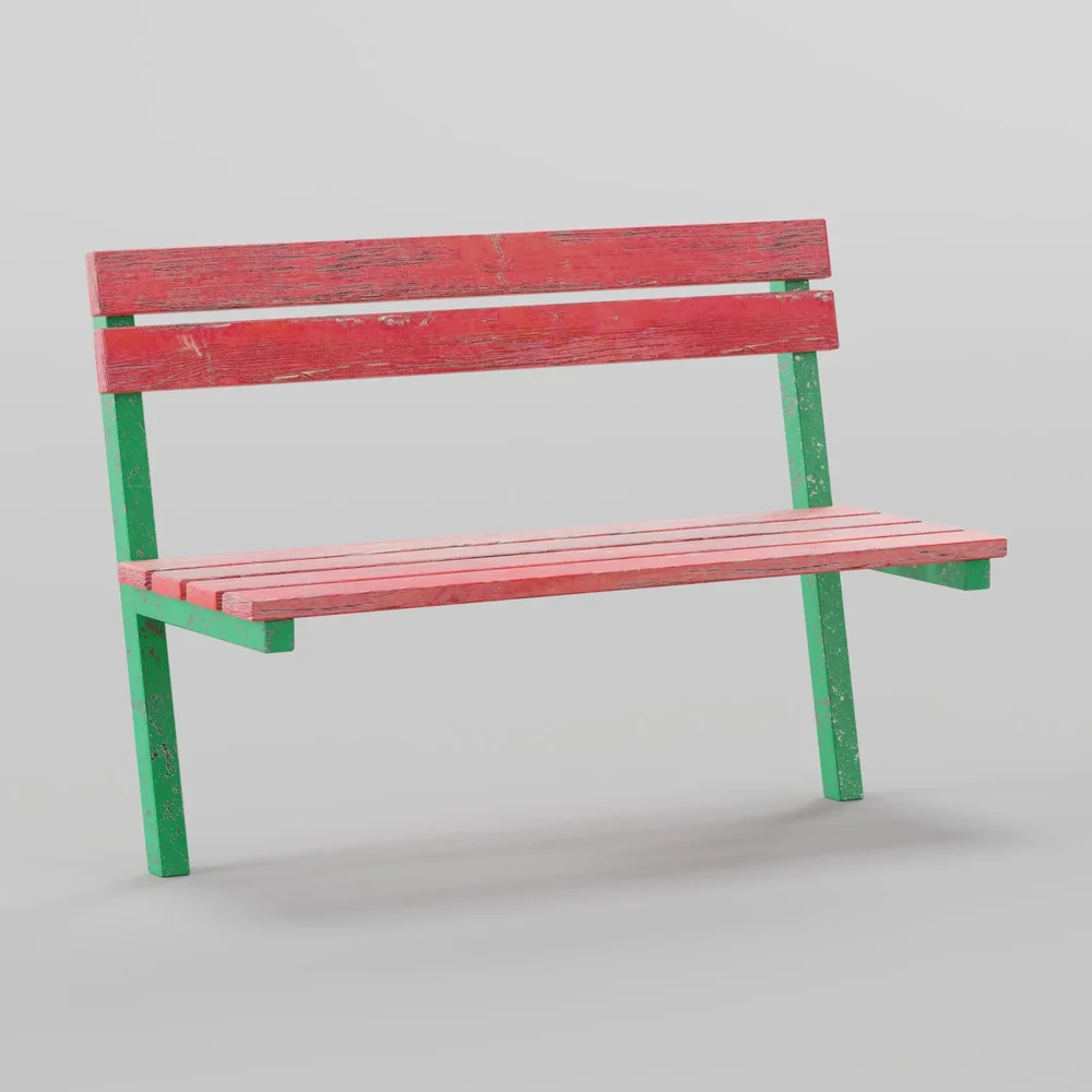 Old Outdoor Bench